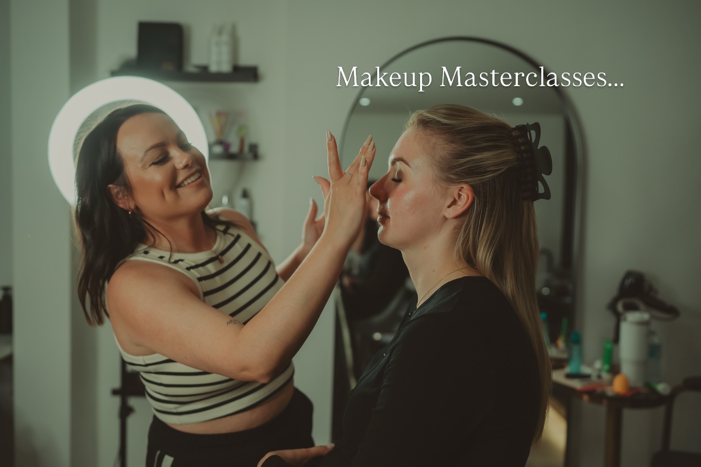 Makeup masterclass session