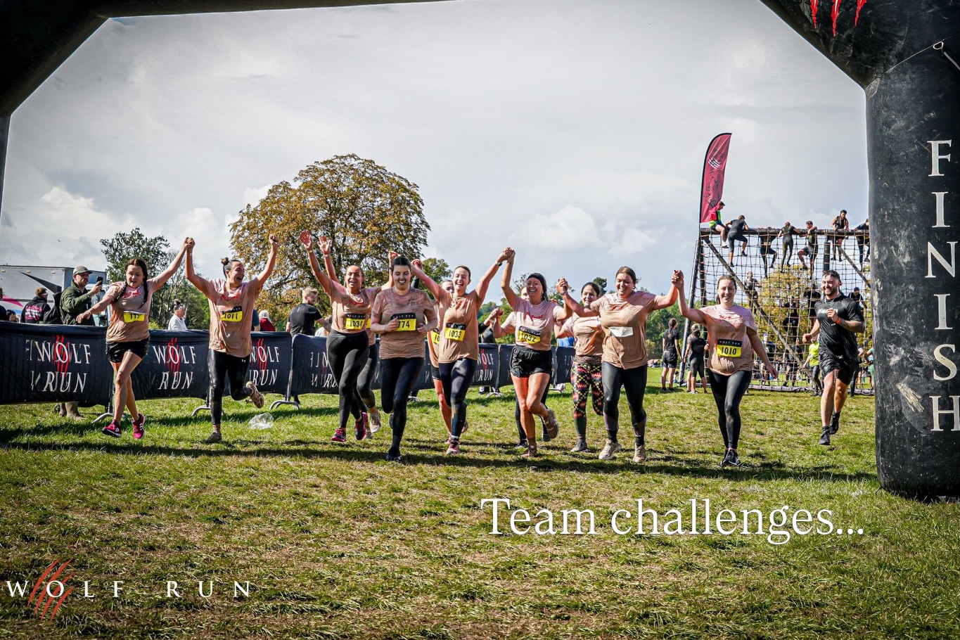 Team challenges at the Wolf Run